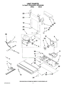 05 - Unit Parts parts for Amana Refrigerator AFD2535DEW8 / from AppliancePartsPros.com