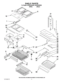 06 - Shelf Parts parts for Amana Refrigerator AFD2535DEW8 / from AppliancePartsPros.com