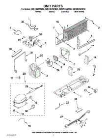04 - Unit Parts parts for Amana Refrigerator A8RXNGMWS02 / from AppliancePartsPros.com