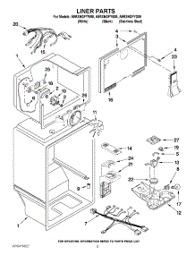 03 - Liner Parts parts for Amana Refrigerator A9RXNGFYB00 / from AppliancePartsPros.com