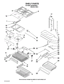 07 - Shelf Parts parts for Amana Refrigerator AFF2534FES7 / from AppliancePartsPros.com