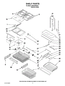 06 - Shelf Parts parts for Amana Refrigerator AFD2535FES8 / from AppliancePartsPros.com