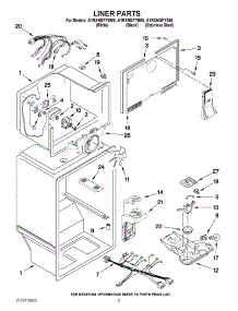 03 - Liner Parts parts for Amana Refrigerator A1RXNGFYW00 from AppliancePartsPros.com