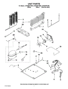 04 - Unit Parts parts for Amana Refrigerator A1RXNGFYW00 from AppliancePartsPros.com