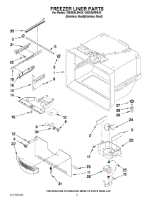 03 - Freezer Liner Parts parts for Amana Refrigerator GB2026LEKS8 / from AppliancePartsPros.com