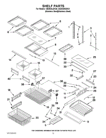 07 - Shelf Parts parts for Amana Refrigerator GB2026LEKS8 / from AppliancePartsPros.com