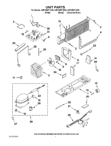 04 - Unit Parts parts for Amana Refrigerator A8RXEGFXD00 / from AppliancePartsPros.com
