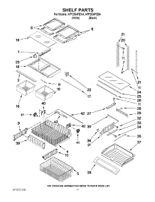 07 - Shelf Parts parts for Amana Refrigerator AFF2534FEB4 / from AppliancePartsPros.com