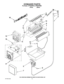 08 - Icemaker Parts parts for Amana Refrigerator AFF2534FEB4 / from AppliancePartsPros.com