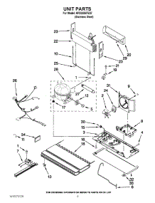 05 - Unit Parts parts for Amana Refrigerator AFD2535FES7 / from AppliancePartsPros.com