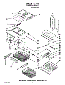 06 - Shelf Parts parts for Amana Refrigerator AFD2535FES7 / from AppliancePartsPros.com