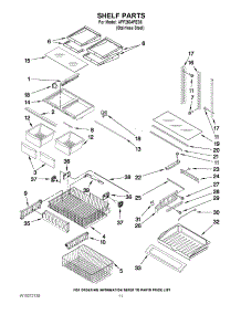 07 - Shelf Parts parts for Amana Refrigerator AFF2534FES6 / from AppliancePartsPros.com