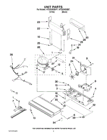 05 - Unit Parts parts for Amana Refrigerator AFD2535DEW7 / from AppliancePartsPros.com