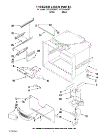 02 - Freezer Liner Parts parts for Amana Refrigerator AFD2535DEB7 / from AppliancePartsPros.com