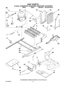 09 - Unit Parts parts for Amana Refrigerator ASD2522WRB03 / from AppliancePartsPros.com