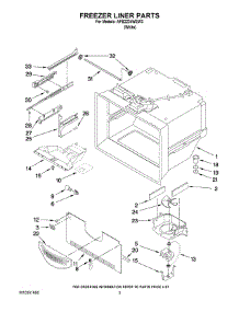 02 - Freezer Liner Parts parts for Amana Refrigerator AFB2234WEW3 / from AppliancePartsPros.com