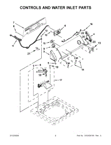 02 - Controls And Water Inlet Parts parts for Crosley Washer CAW9244XQ4 / from AppliancePartsPros.com