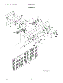 03 - Backguard parts for Frigidaire Range FPEF4085KFC / from AppliancePartsPros.com