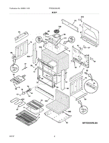 05 - Body parts for Frigidaire Range FFED3025LWD / from AppliancePartsPros.com