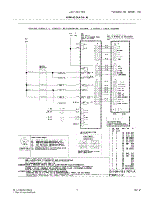 11 - Wiring Diagram parts for Frigidaire Range CGEF306TMFB / from AppliancePartsPros.com