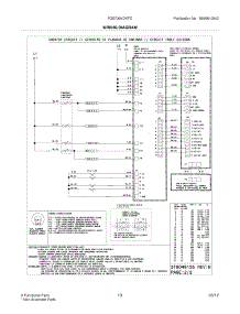 11 - Wiring Diagram parts for Frigidaire Range FGEF304DKFD / from AppliancePartsPros.com