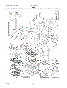 05 - Body parts for Frigidaire Range FPEF3081MFB / from AppliancePartsPros.com