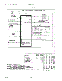 12 - Wiring Diagram parts for Frigidaire Range CFDS3035LS2 / from AppliancePartsPros.com