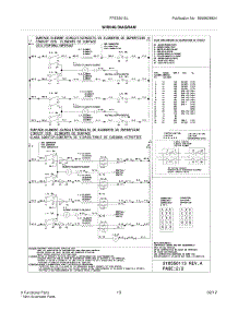 11 - Wiring Diagram parts for Frigidaire Range FFES3015LWE / from AppliancePartsPros.com