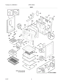 05 - Body parts for Frigidaire Range LFEF3019MSC / from AppliancePartsPros.com