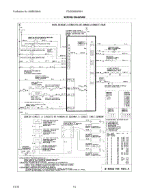 14 - Wiring Diagram parts for Frigidaire Range FGGS3065KWH / from AppliancePartsPros.com