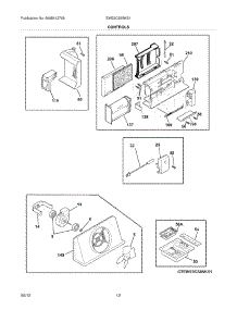 11 - Controls parts for Electrolux Refrigerator EW23CS85KS1 / from AppliancePartsPros.com