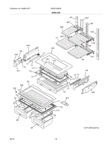 09 - Shelves parts for Electrolux Refrigerator EI23BC65KS3 / from AppliancePartsPros.com