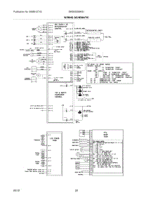 20 - Wiring Schematic parts for Electrolux Refrigerator EW26SS85KS1 / from AppliancePartsPros.com