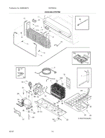 11 - Cooling System parts for Electrolux Refrigerator EI27BS26JB7 / from AppliancePartsPros.com