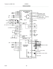 22 - Wiring Diagram parts for Electrolux Refrigerator EI23BC56IWD / from AppliancePartsPros.com
