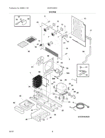 07 - System parts for Electrolux Refrigerator EI24RD65KS1 / from AppliancePartsPros.com