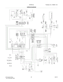 21 - Wiring Diagram parts for Electrolux Refrigerator EI27BS16JS5 / from AppliancePartsPros.com