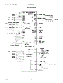 20 - Wiring Diagram parts for Electrolux Refrigerator E23BC78IPSA / from AppliancePartsPros.com