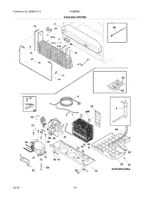 11 - System parts for Electrolux Refrigerator EI28BS56IWD / from AppliancePartsPros.com