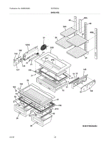 09 - Shelves parts for Electrolux Refrigerator EI27BS26JB6 / from AppliancePartsPros.com
