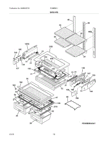 09 - Shelves parts for Electrolux Refrigerator EI28BS51IW6 / from AppliancePartsPros.com