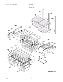 09 - Shelves parts for Electrolux Refrigerator E23BC68JPS5 / from AppliancePartsPros.com