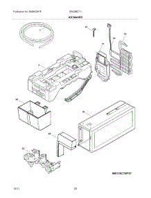 17 - Ice Maker parts for Electrolux Refrigerator EW23BC71IWA / from AppliancePartsPros.com