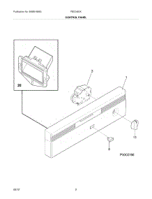 03 - Control Panel parts for Frigidaire Dishwasher FBD2400KS2A / from AppliancePartsPros.com