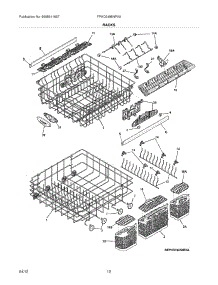 13 - Racks parts for Frigidaire Dishwasher FPHD2485NF0A / from AppliancePartsPros.com