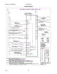 12 - Wiring Diagram parts for Frigidaire Range FPES3085KFE / from AppliancePartsPros.com