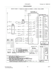 13 - Wiring Diagram parts for Frigidaire Range CPES3085KF5 / from AppliancePartsPros.com