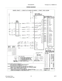 13 - Wiring Diagram parts for Frigidaire Range FGES3065KFE / from AppliancePartsPros.com