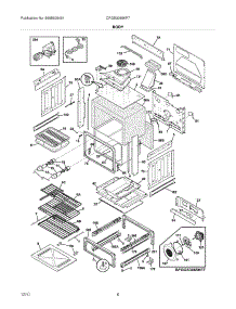 07 - Body parts for Frigidaire Range CPGS3085KF7 / from AppliancePartsPros.com