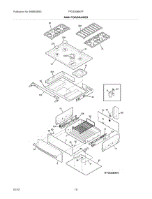 09 - Main Top / Drawer parts for Frigidaire Range FPDS3085KFF / from AppliancePartsPros.com